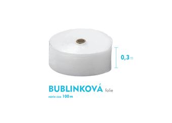 Bublinkov flia - 30 cm x 100 m - rka x nvin