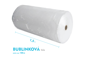 Bublinková fólia - 150cm x 100m - šírka x návin