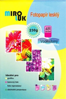 Fotopapier 10 x 15 cm, 20 listov, 230 g/m², leskl