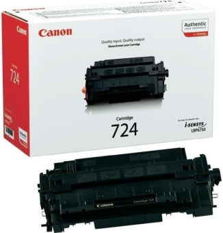 Originlny toner CANON CRG-724 BK (ierny)