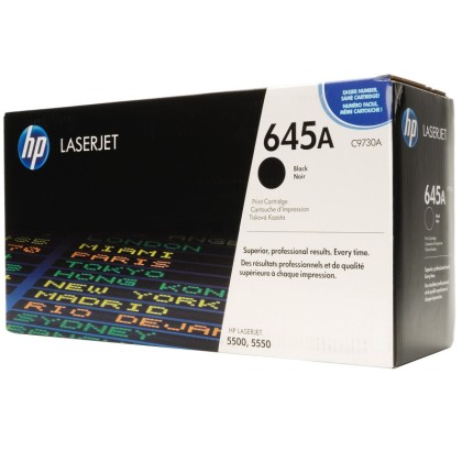 Originlny toner HP 645A, HP C9730A (ierny)