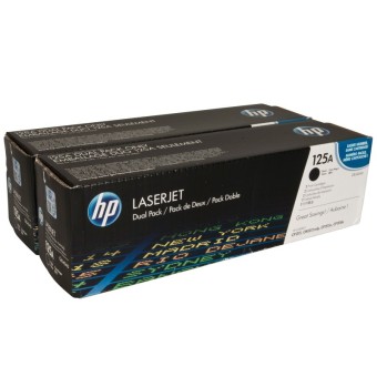 Originlne tonery HP 125A, HP CB540AD (ierny) multipack