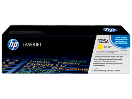 Originlny toner HP 125A, HP CB542A (lt)