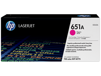 Originlny toner HP 651A, HP CE343A (Purpurov)