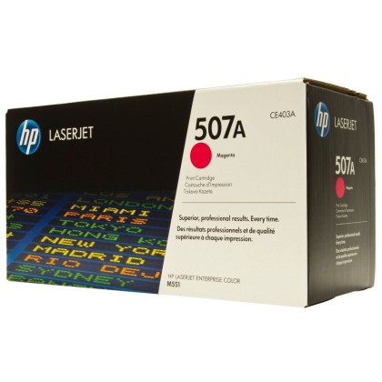 Originlny toner HP 507A, HP CE403A (Purpurov)