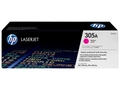 Originlny toner HP 305A, HP CE413A (Purpurov)