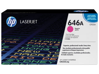 Originlny toner HP 646A, HP CF033A (Purpurov)