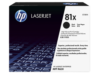 Originlny toner HP 81X, HP CF281X (ierny)