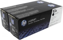 Originlne tonery HP 83A, HP CF283AD (ierny) multipack