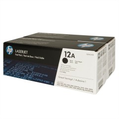 Originlne tonery HP 12A, HP Q2612AD (ierny) multipack