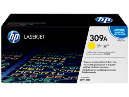 Originlny toner HP 309A, HP Q2672A (lt)