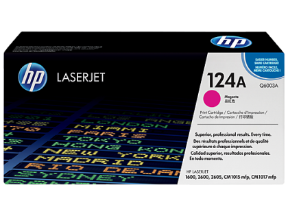 Originlny toner HP 124A, HP Q6003A (Purpurov)