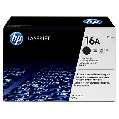 Originlny toner HP 16A, HP Q7516A (ierny)