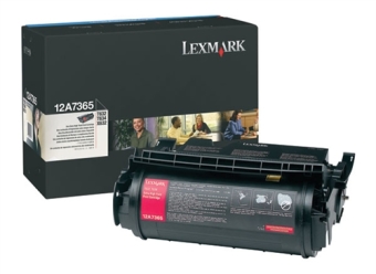 Originlny toner Lexmark 12A7365 (ierny)