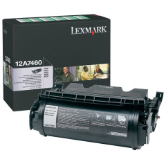 Toner do tiskrny Originlny toner Lexmark 12A7460 (ierny)