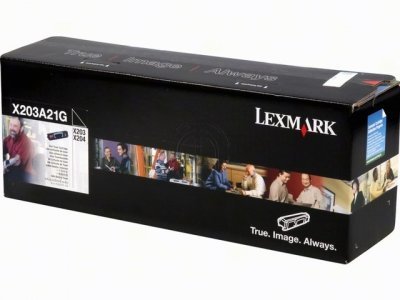 Originlny toner Lexmark X203A21G (ierny)