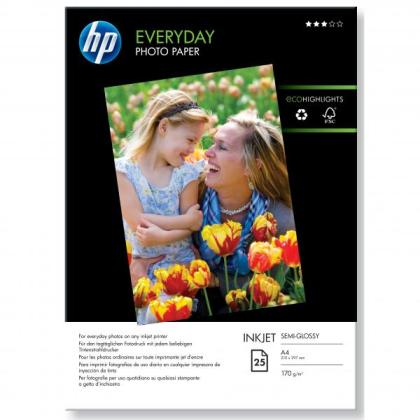 Fotopapier A4 HP Everyday Glossy, 25 listov, 200 g/m2, lesklý (Q5451A)