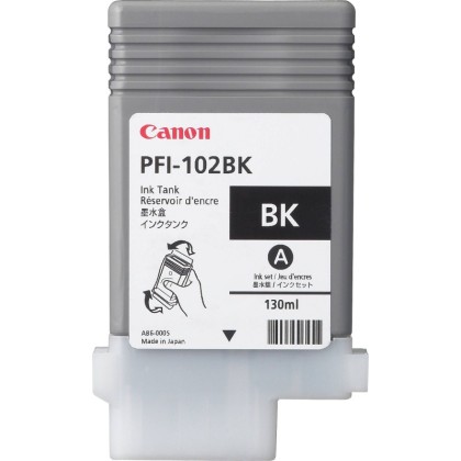 Originlna npl  Canon PFI-102BK (ierna)
