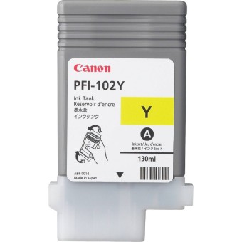 Originálna cartridge  Canon PFI-102Y (Žltá)