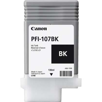 Originálna cartridge Canon PFI-107BK (Čierna)