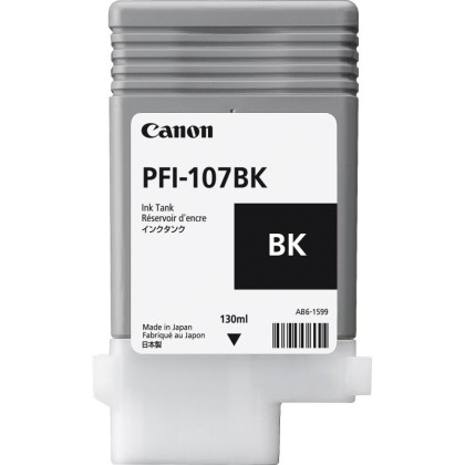 Originlna npl Canon PFI-107BK (ierna)