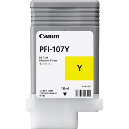 Originálna cartridge Canon PFI-107Y (Žltá)