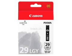 Cartridge do tiskárny Originálna náplň  Canon PGI-29LGY (Svetlo sivá)