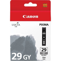 Cartridge do tiskrny Originlna npl  Canon PGI-29GY (Siv)