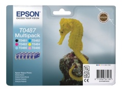 Sada originálných cartridge EPSON T0487 - obsahuje T0481-T0486