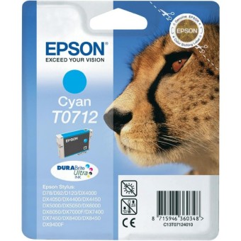 Originálna cartridge  EPSON T0712 (Azúrová)