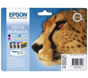 Sada originálných cartridge EPSON T0715 - obsahuje T0711-T0714