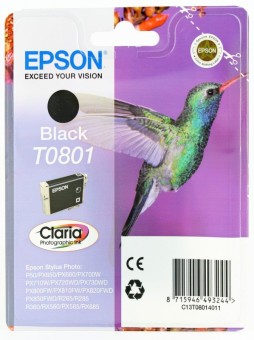 Originálna cartridge  EPSON T0801 (Čierna)