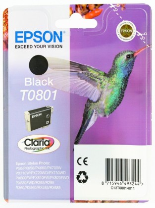 Originlna npl  EPSON T0801 (ierna)