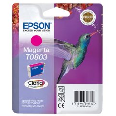 Cartridge do tiskrny Originlna npl  EPSON T0803 (Purpurov)