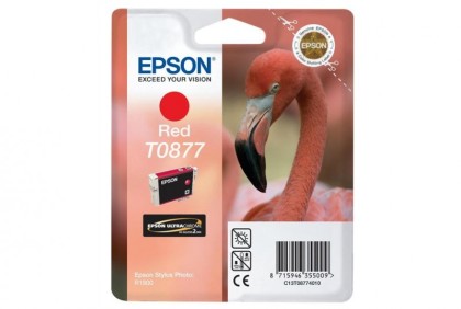 Originálna cartridge  EPSON T0877 (Červená)