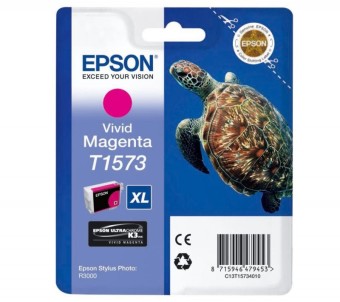 Originlna npl  EPSON T1573 (Naivo purpurov)