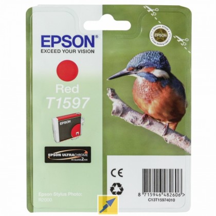 Originlna npl EPSON T1597 (erven)