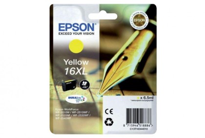 Originálna cartridge EPSON T1634 (Žltá)
