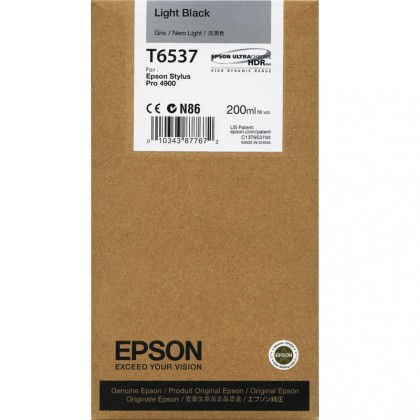 Originálna cartridge Epson T6537 (Svetle čierna)