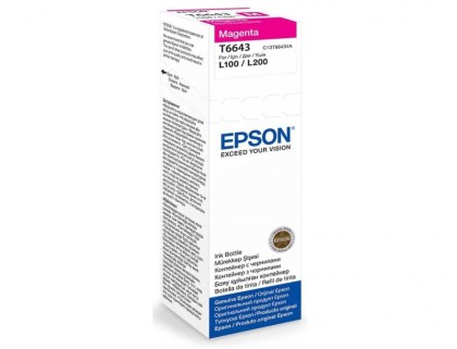 Originálna fľaša Epson T6643 (Purpurová)