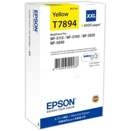 Originálna cartridge EPSON T7894 (Žltá)