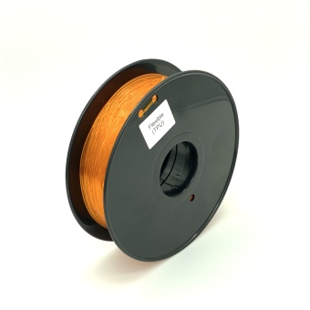 Tlačová struna TPU Flexible pre 3D tlačiarne, 1,75mm, 0,8kg, oranžová (priehľadná)