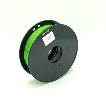 Tlačová struna TPU Flexible pre 3D tlačiarne, 1,75mm, 0,8kg, zelená (priehľadná)