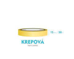 Lepiaca pska krepov - 15  mm x 50m