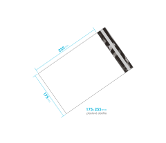 Plastov oblka 175 x 255 mm