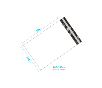 Plastov oblka 240 x 350 mm