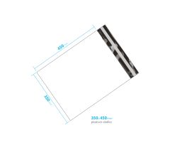 Plastov oblka 350 x 450 mm