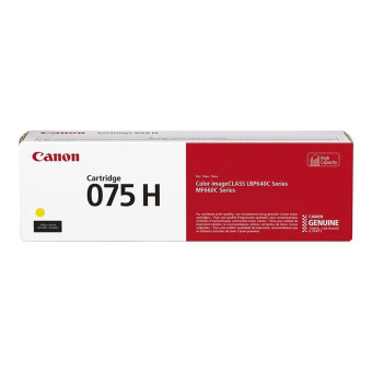 Origin�lny toner CANON CRG-075H Y (�lt�)