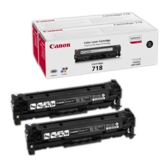 Originlne tonery CANON CRG-718 BK (ierny) multipack