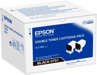 Originlny toner EPSON C13S050751 (ierny) multipack